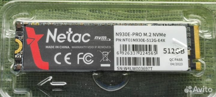 SSD Netac N930E Pro M.2 2280 512GB