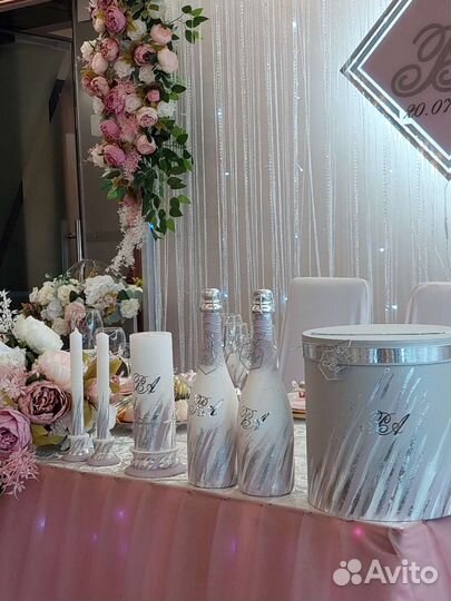 Оформление свадебных аксессуаров