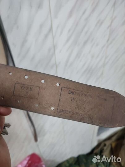 Ремень кожаный