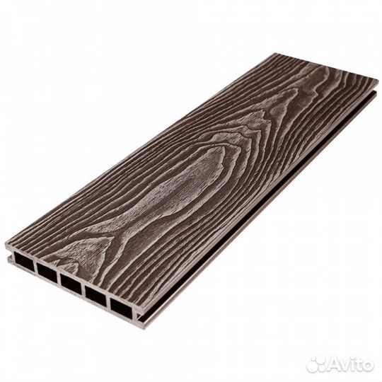 Террасная доска из дпк RusDecking Венге-35 3м