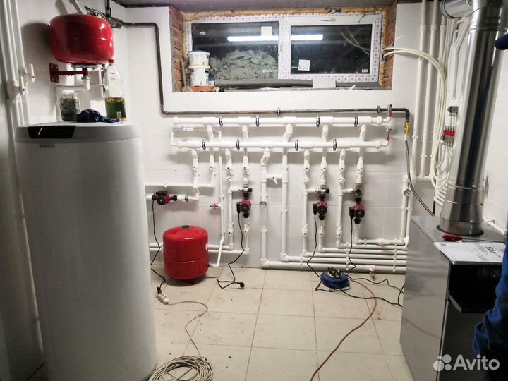 Монтаж систем отопления. Сантехнические работы