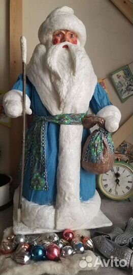 Ватный Дед Мороз и Снегурочка СССР. Авторская ра