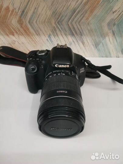 Canon EOS 600d с объективом efs 18-35