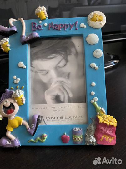 Фоторамка с декором, ручная работа