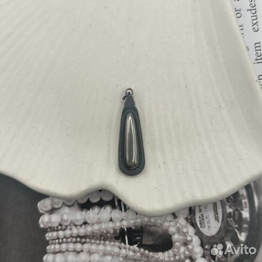 Советский винтажный кулон, финифть, СССР