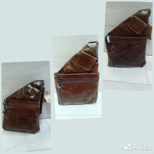 Сумка мужская натуральная кожа