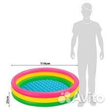 Детский бассейн 114 см