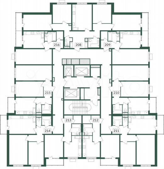 1-к. квартира, 39 м², 25/26 эт.