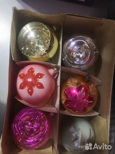 СССР елочные игрушки