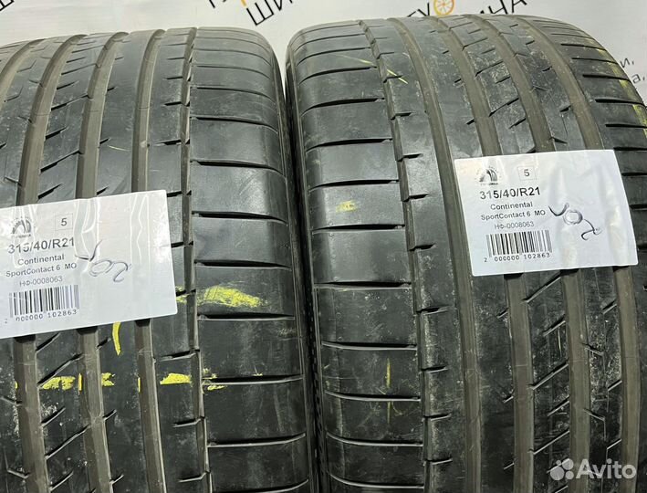 Continental SportContact 6 315/40 R21 94Y