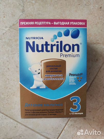 Детская смесь Nutrilon Premium 3, 600 г
