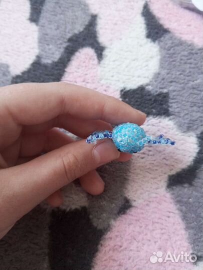 Амигуруми из бисера бабочка