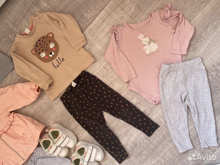 Вещи пакетом для девочки 80-86