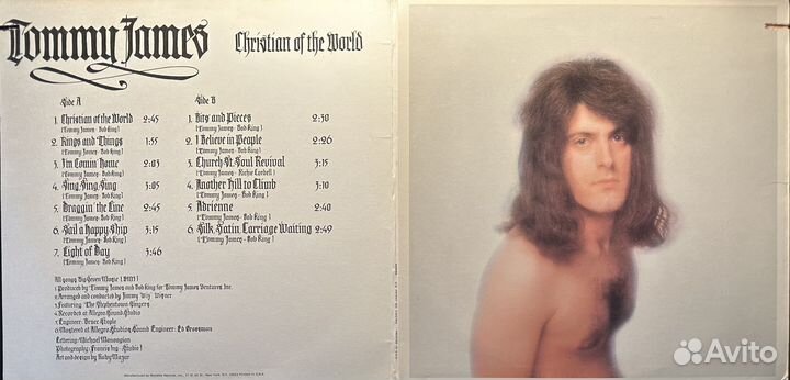 Tommy James – Christian Of The World (США 1971г.)