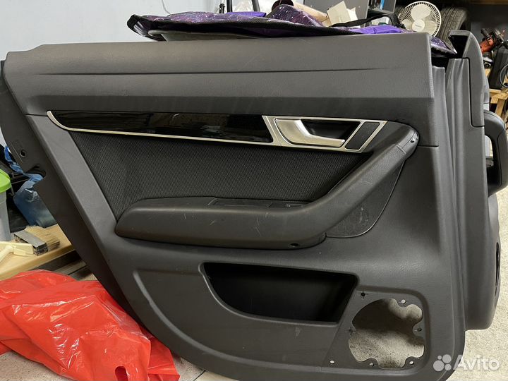 Обшивки двери Audi A6C6 рестайлинг