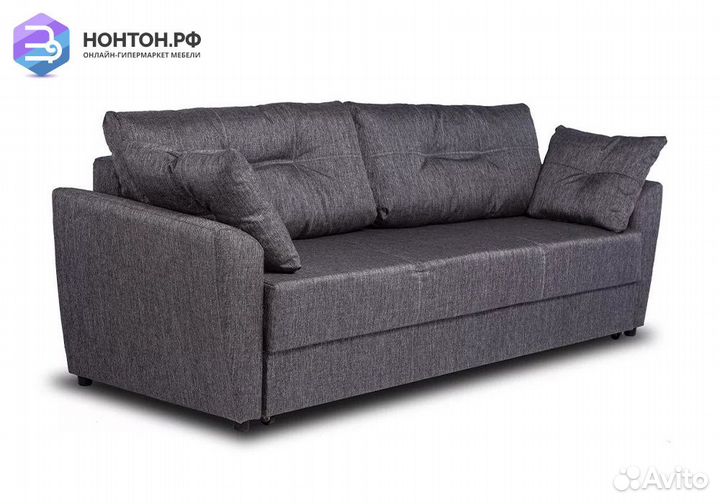 Диван еврокнижка Мюнхен темно-серый