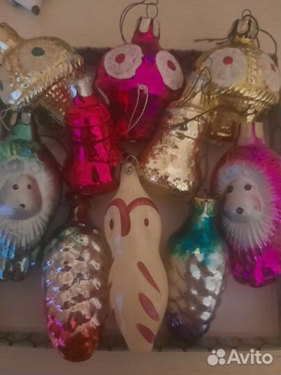 Елочные игрушки СССР