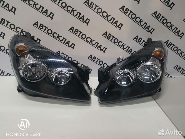 Опель астра h Opel Astra H 2004 2011 Фара черная