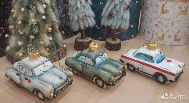 Лефортовский фарфор ёлочные игрушки