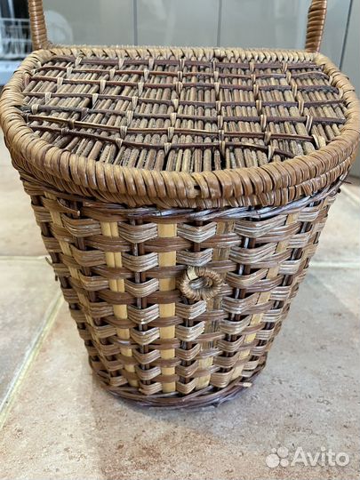 Корзина плетеная для пикника/хранения/фотосессий