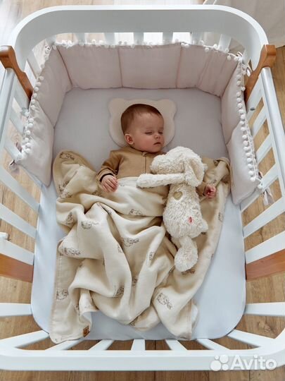 Кроватка для новорожденного Happy Baby