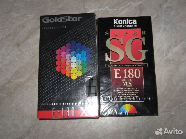 Видеокассеты VHS с однократной записью japan,korea