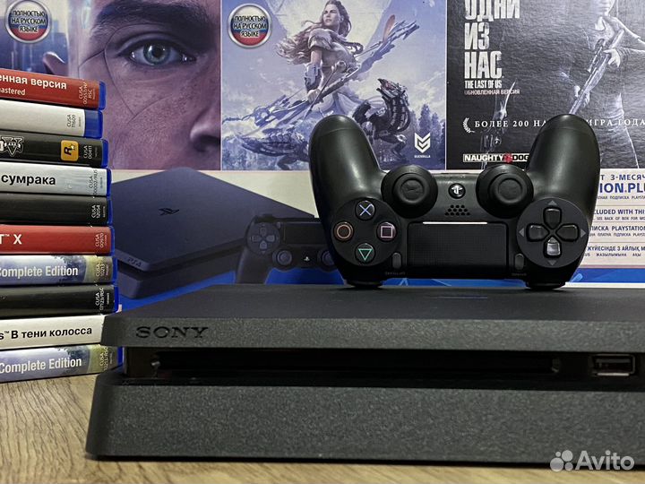 Sony PS4 Slim 1TB 3V Как новая