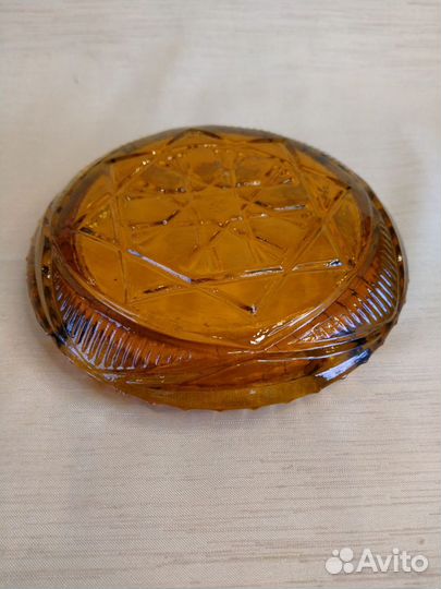 Пепельница цветное стекло СССР