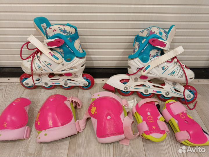 Роликовые коньки детские раздвижные