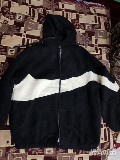 Куртка шерпа оверсайз