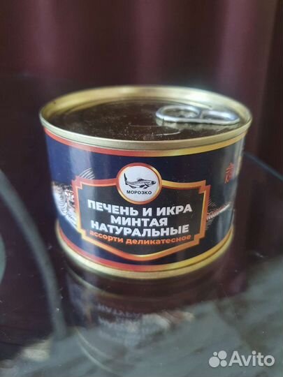 Печень и икра минтая Морозко