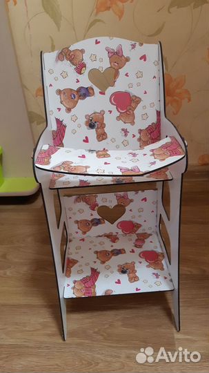 Кукольный стульчик для кормления