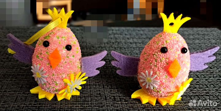 Пасхальный декор Цыплята