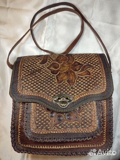 Сумка женская натуральная кожа. Ручная работа