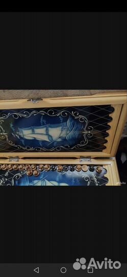 Фишки для нард или нарды Эксклюзив ручной работы