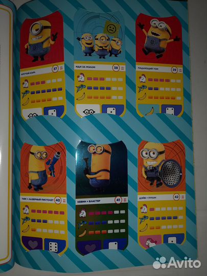 Миньоны журнал и карточки