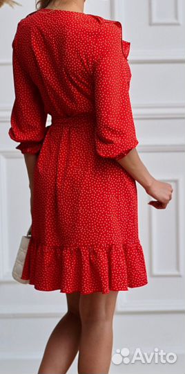 Платье летнее в горошек