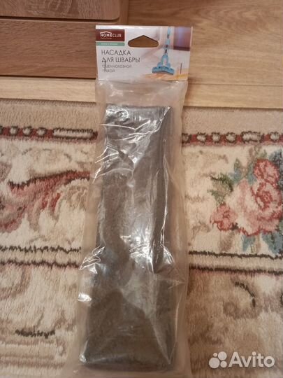 Швабра homeclub Mint с отжимом+сменная насадка