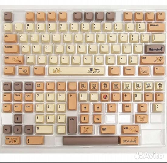 Кейкапы PBT pikachu
