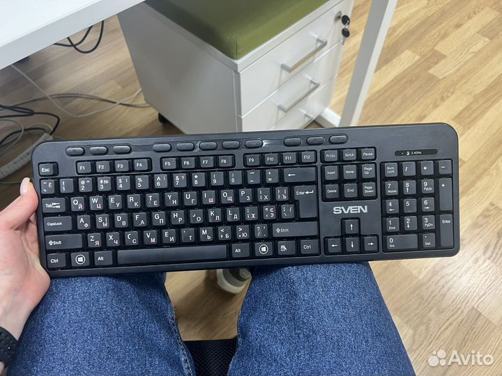 Беспроводная клавиатура и мышь sven