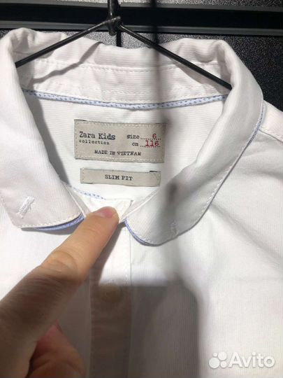Рубашка zara для мальчика 116