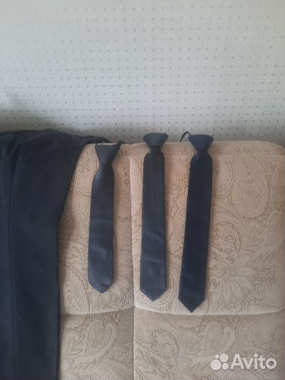 Школьный костюм (Boston)для мальчика 140 146 серый