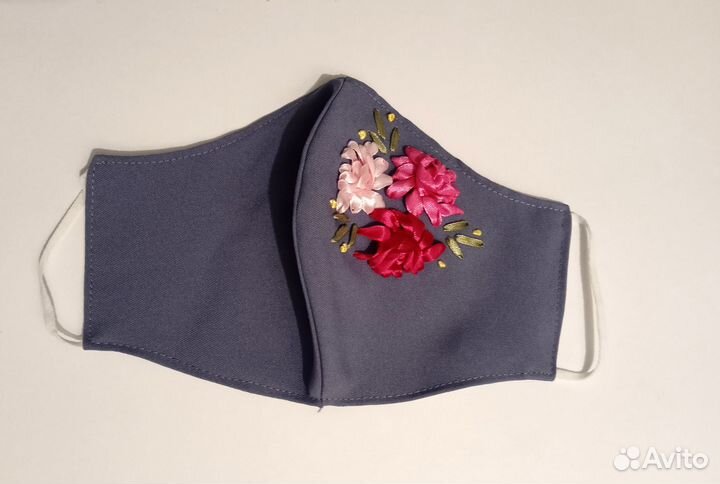 Маска многоразовая тканевая новая женская