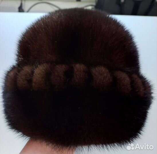 Шапка норковая женская