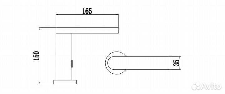 Смеситель для раковины Savol s-gy8887w Белый