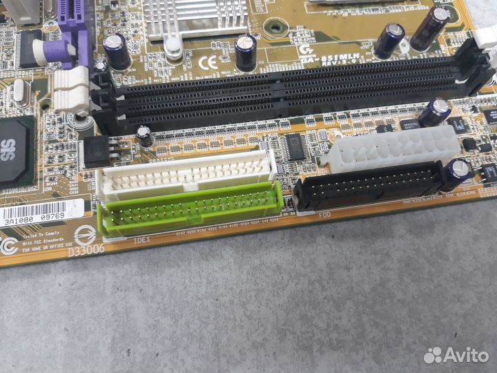 Материнская плата microATX S478 gigabyte GA-8simlh