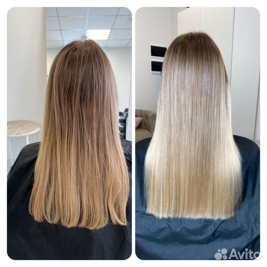 Кератиновое выпрямление и ботокс волос