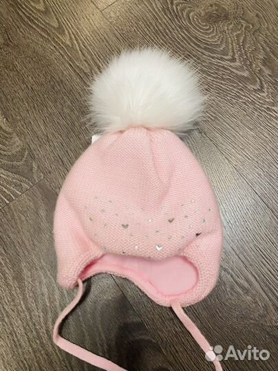 Шапка зимняя для девочки 46 48