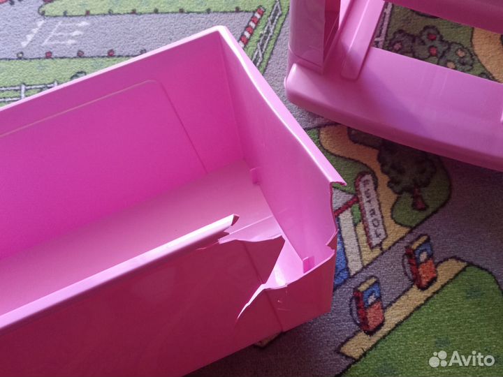 Комод детский для игрушек пластиковый