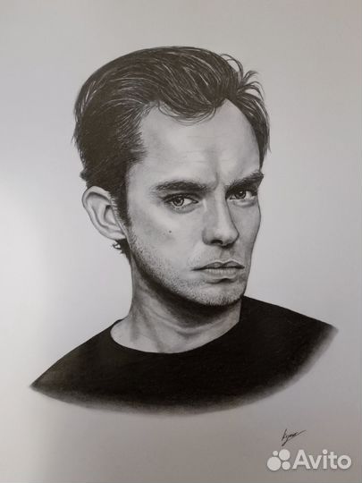 Портрет карандашом по фото на заказ